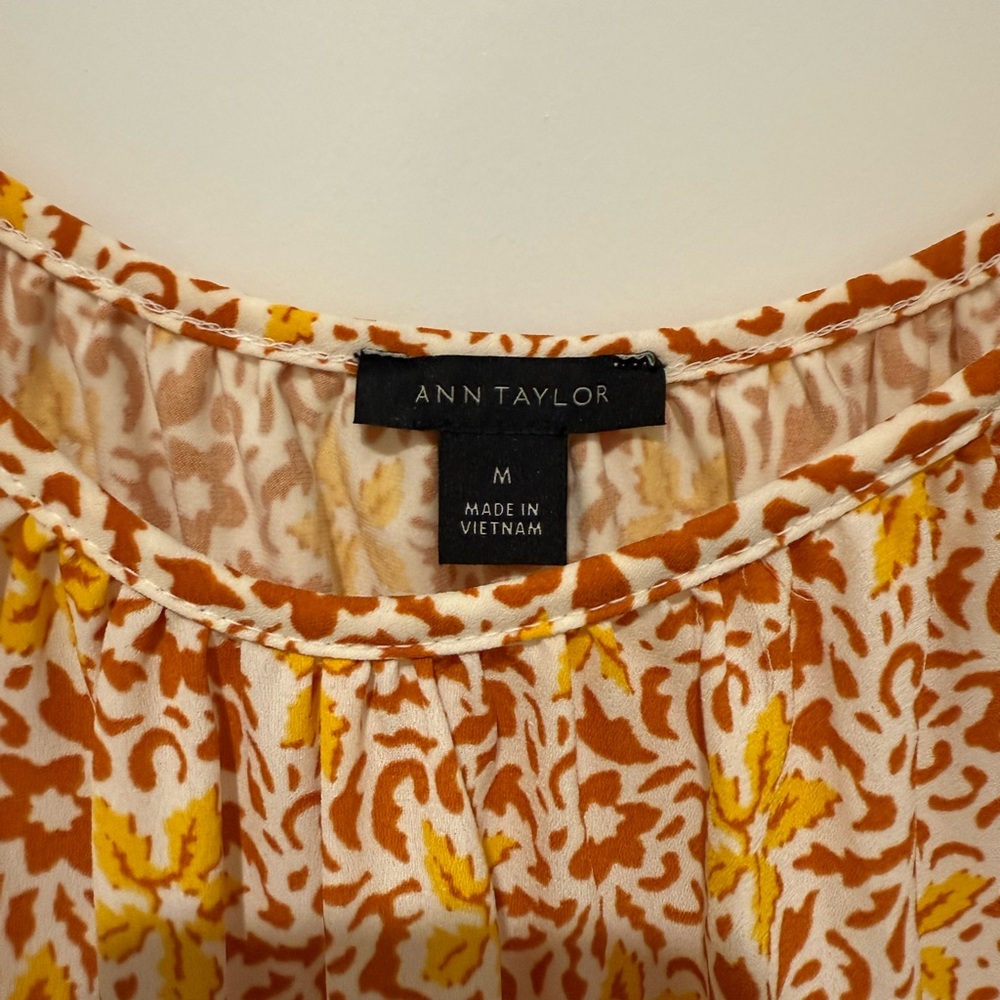 Ann Taylor Multicolor Patterned Top - image 4